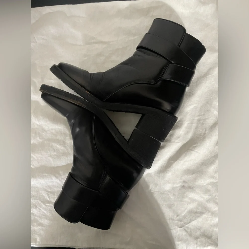 Tory Burch Women Kira Block Heel Booties Black size 6